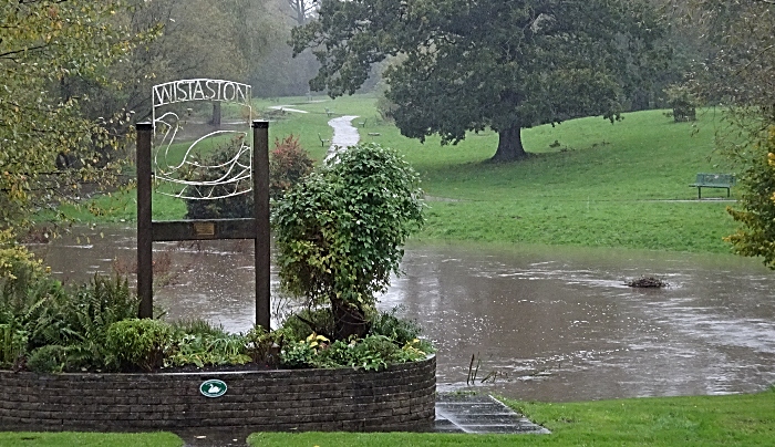 flooding at joey the swan in wistaston