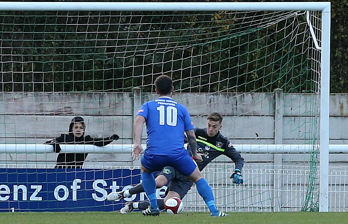 Will Jaaskelainen saves a Whitby Town penalty