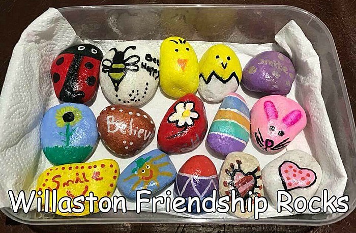 Willaston Friendship Rocks - pebbleart