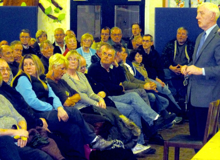 Willaston public meeting with Brian Silvester