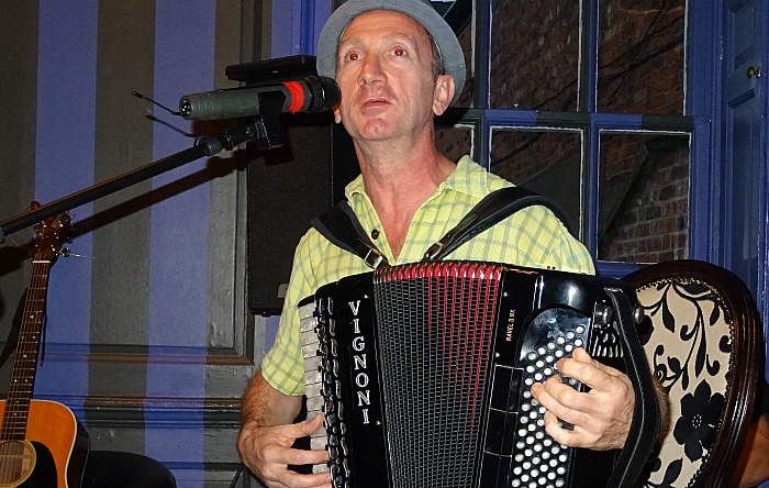 winkie-thin-on-accordion-launch-of-9th-words-and-music-festival-in-nantwich