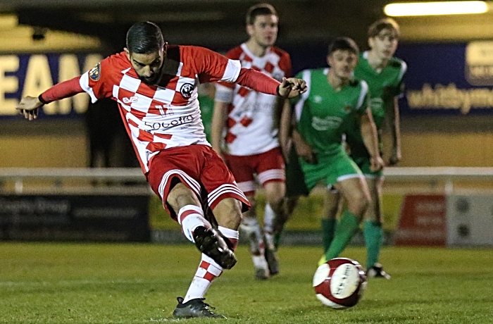 Winnington Avenue 94 penalty - Anasse Ataya scores a consolation goal (2)