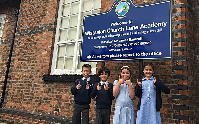 funding - Wistaston Church Lane children - DfE funding