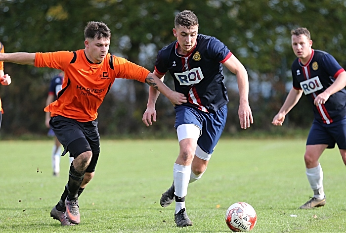 Wistaston Leopard and Square One players fight for the ball (1)