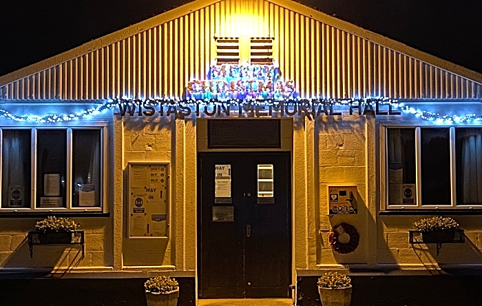 Wistaston Memoral Hall - Christmas lights (1)