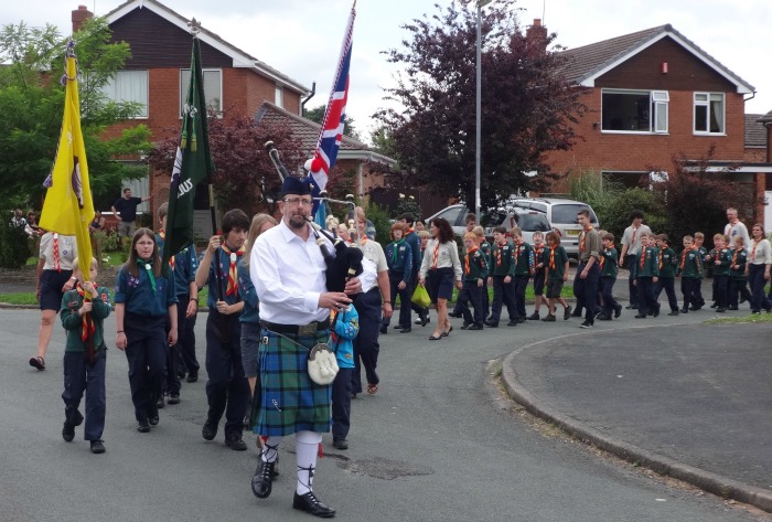 Wistaston Village Fete procession