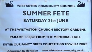 Hundreds of families expected at Wistaston Village Fete