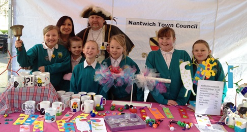 Wyche School with Town Cryer