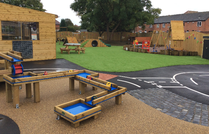 academy outdoor area, early years