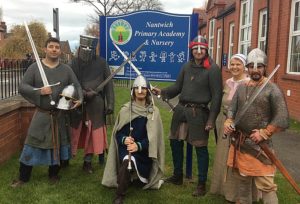 Nantwich pupils visited by Mercenaries of Mercia