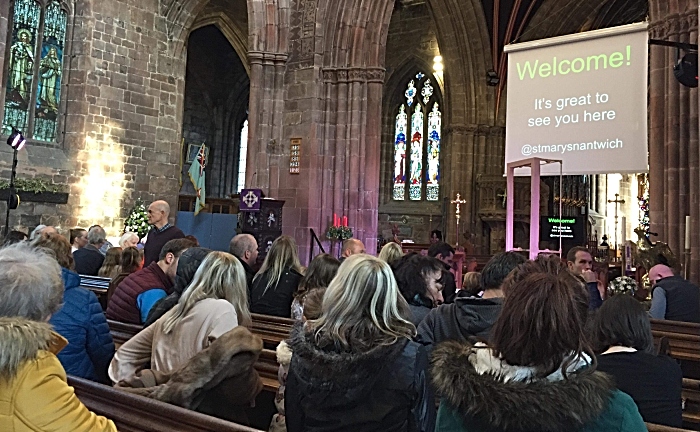 annual crib service at st mary's church