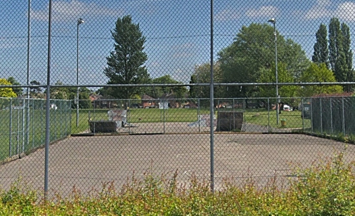 barony skate park nantwich - pic by google street view