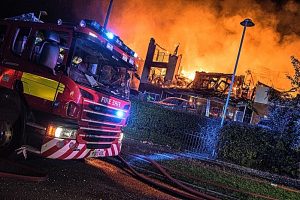 Probe begins into cause of Beechmere complex fire in Crewe