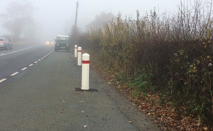 bollards-on-a530-to-stop-lorry-drivers