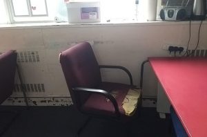 bus station drivers room