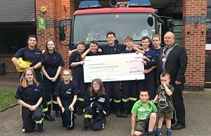 Nantwich Fire Cadets put through their paces by town Mayor