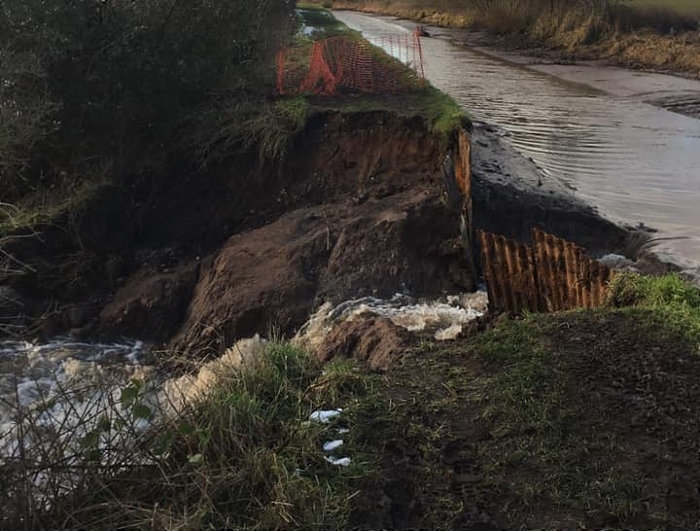 canal breach near beeston - by nik lambert