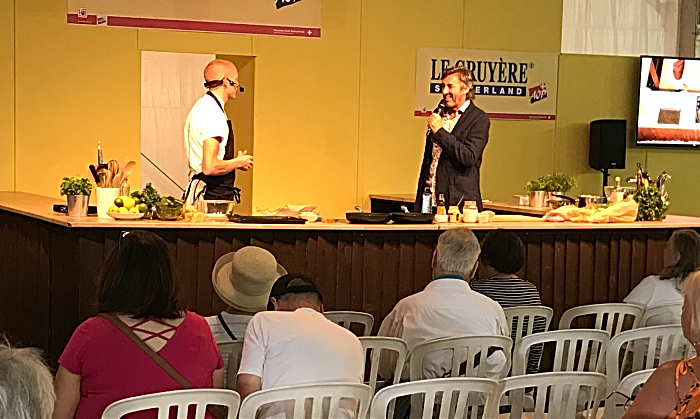 celebrity chef Will Holland at Nantwich Show