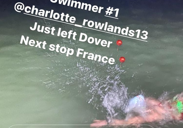 charlotte rowlands in channel swim