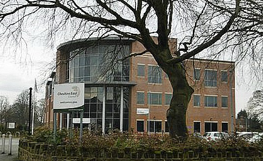 SEN deficit - cheshire east council headquarters - pic by Mike Faherty