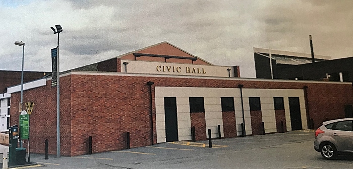 civic hall extension story