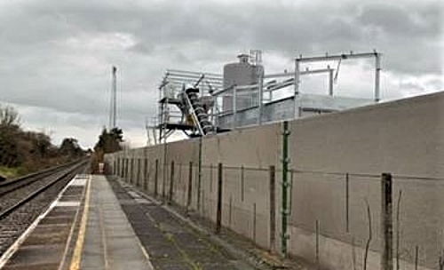 concrete plant near Wrenbury railway line