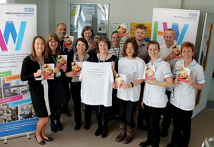 cook book launch at Leighton Hospital