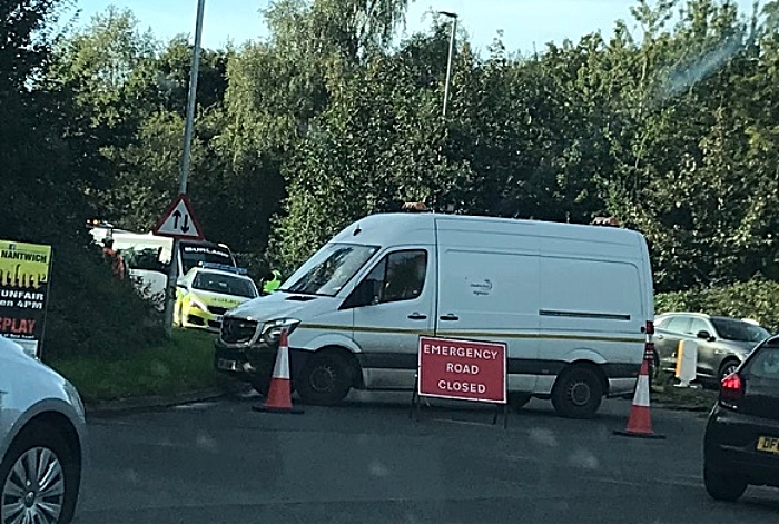 crash scene at cheerbrook