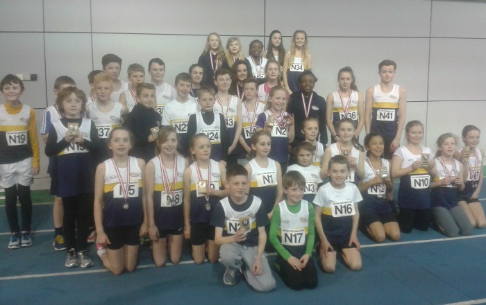 crewe and nantwich athletics team photo, Tom Pink relays