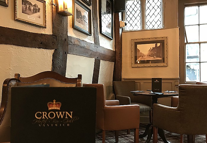 crown hotel restores character of bar and lounge area