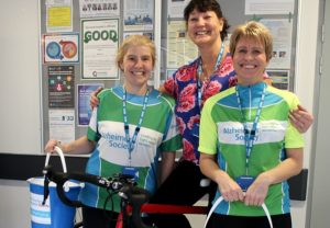 Ride to Remember raises £360 for dementia garden at Leighton Hospital
