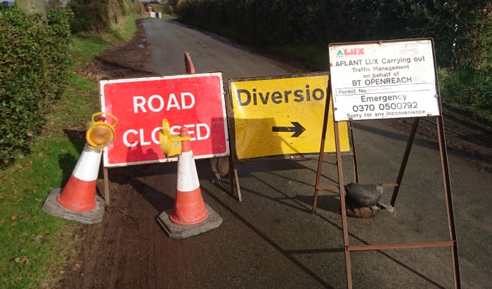 diversion to avoid flooding also closed in Wrenbury