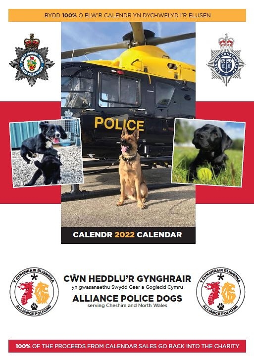 Cheshire Police launch fundraising canine crimefighters calendar