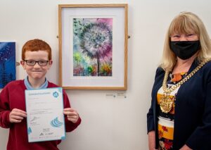 Bridgemere pupil scoops top prize in regional artwork competition