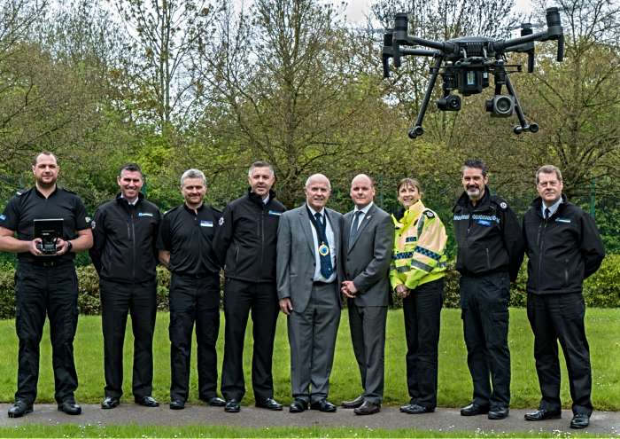 drone for police and fire service