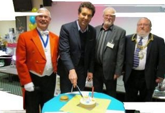 edward timpson at U3A's 21st birthday fundraiser