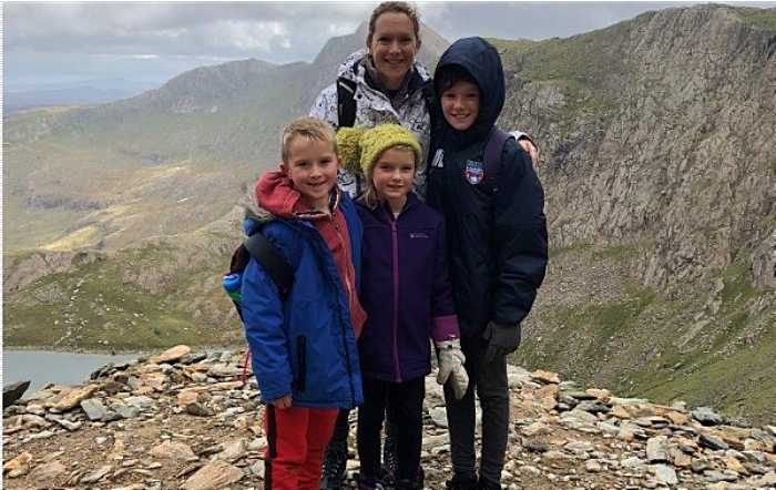 family conquers Snowdon in aid of CRY