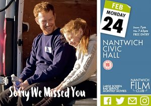 Nantwich Film Club to screen FREE “Sorry We Missed You” movie