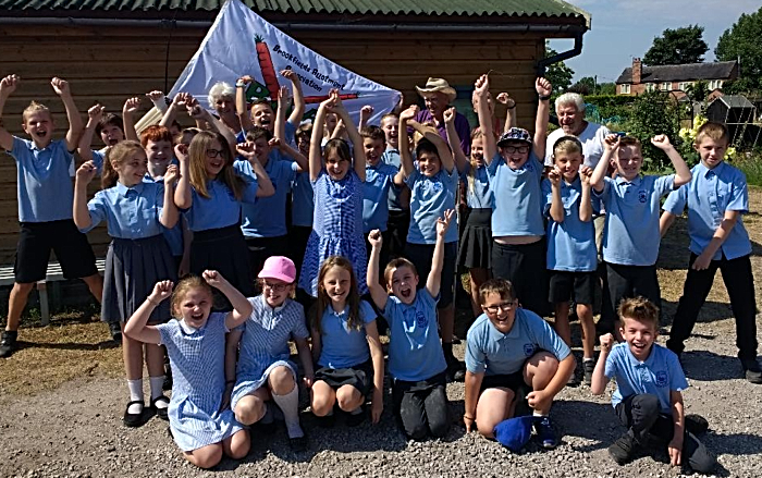 flag flying - weaver primary class