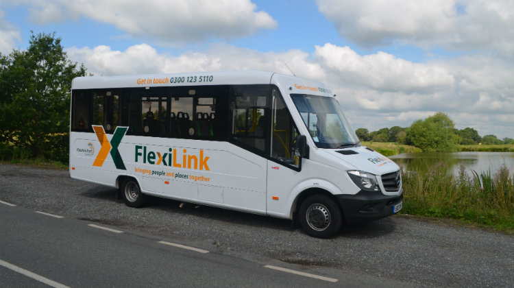 flexilink bus - pic by Cheshire East Council