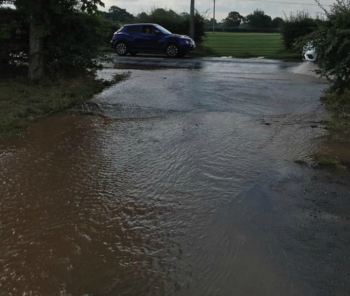 burst pipe and flooding colleys lane