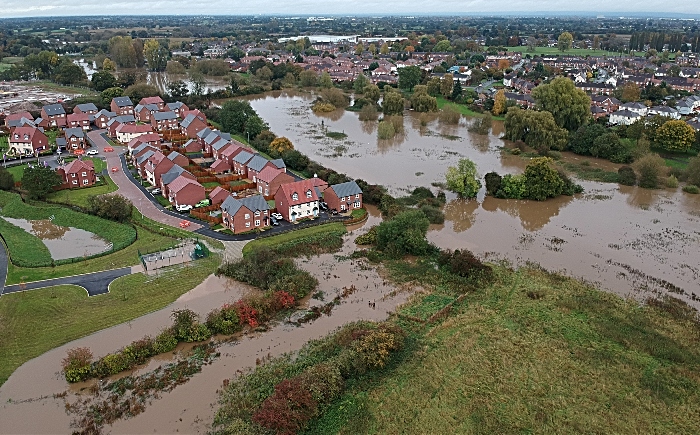 flooding in Nantwich