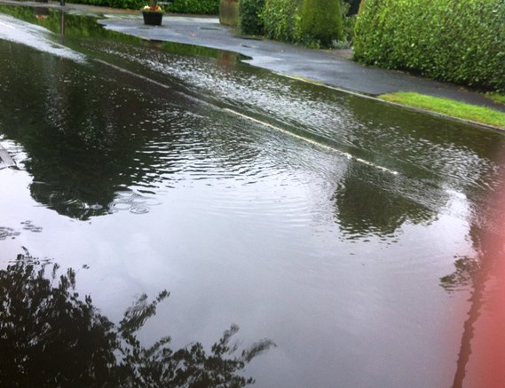flooding in Willaston
