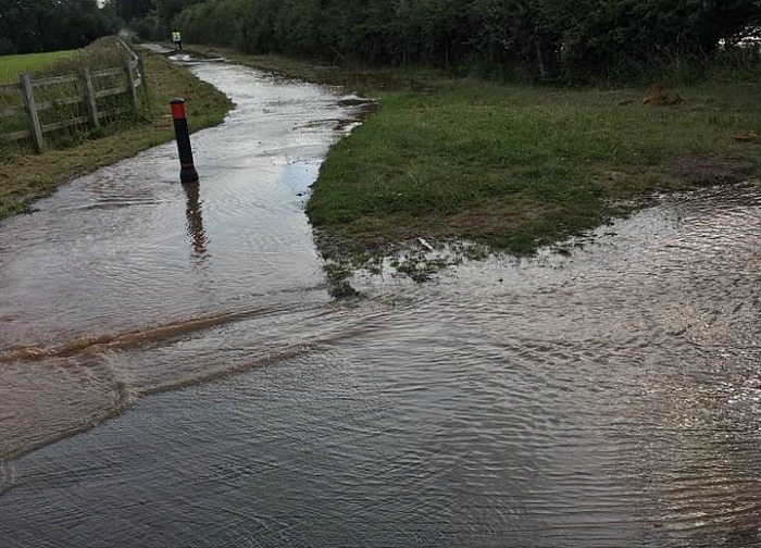 flooding colleys lane