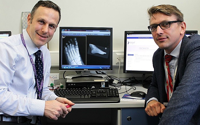 virtual fracture clinic - Leighton Hospital