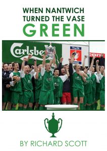 front cover Nantwich Town FA Vase book