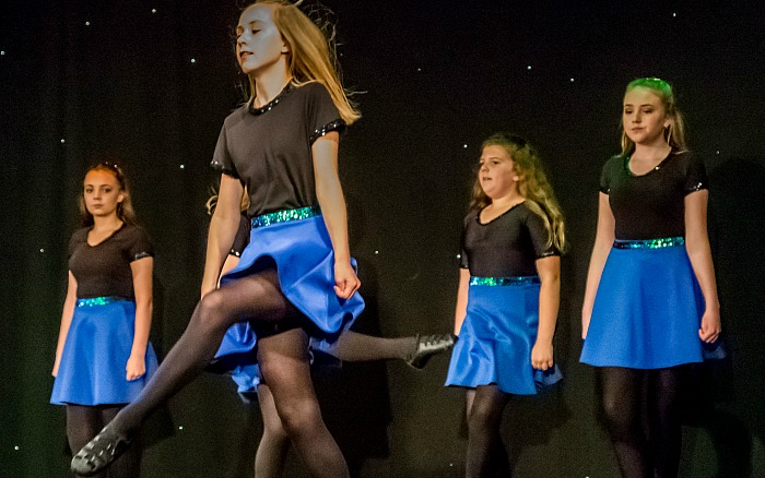 girls irish dancing, nantwich concert band