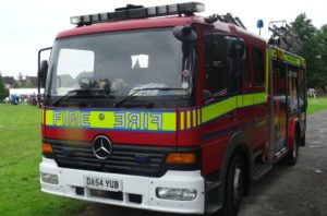 Fire crews tackle derelict building blaze in Newhall
