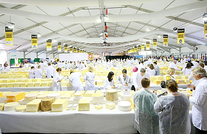 international cheese awards marquee in nantwich