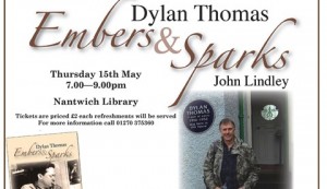 Celebrated poet at Nantwich Library for Dylan Thomas centenary